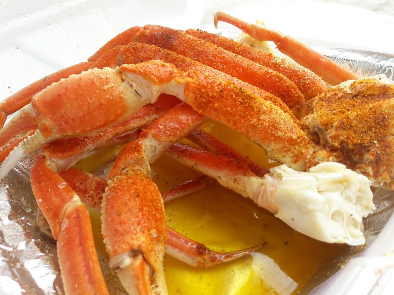 T N Crab Shack food